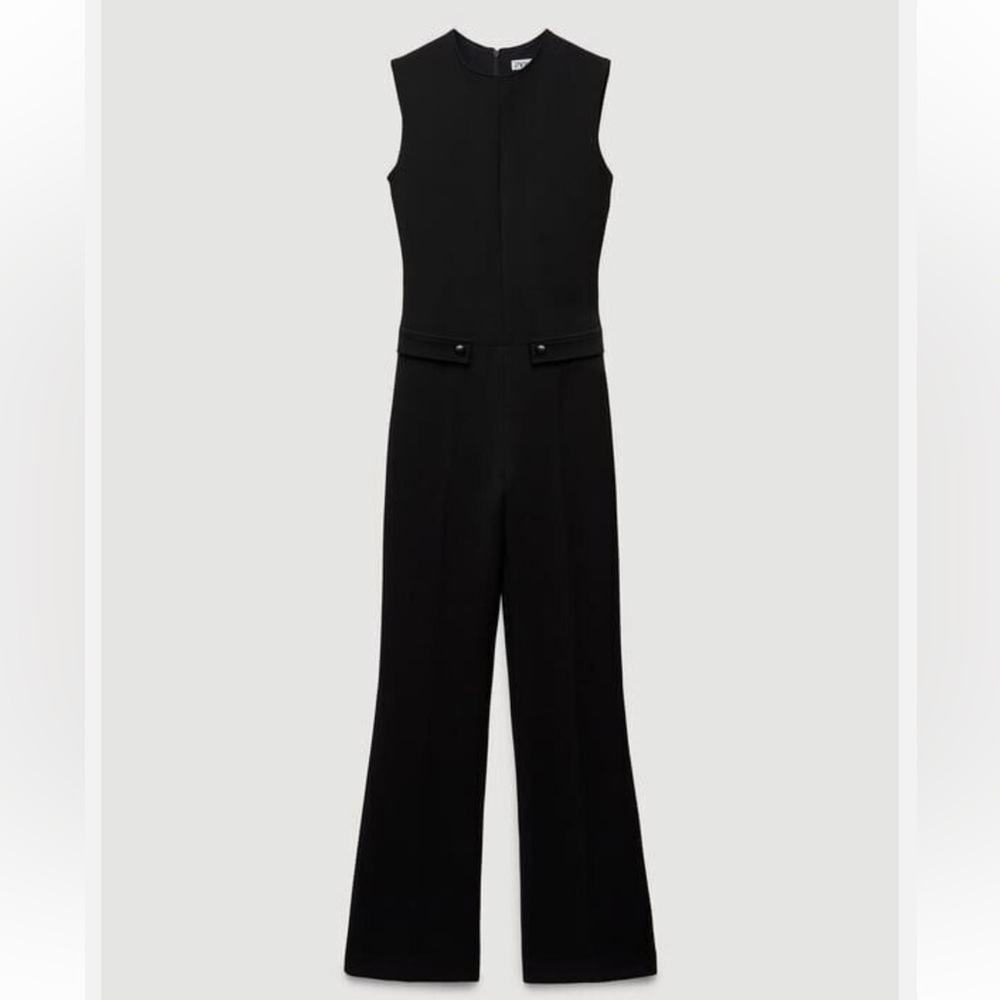 NWT ZARA SLEEVELESS JUMPSUIT ZW COLLECTION 8873/522